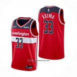 Camiseta Washington Wizards Kyle Kuzma #33 Icon 2020-21 Rojo